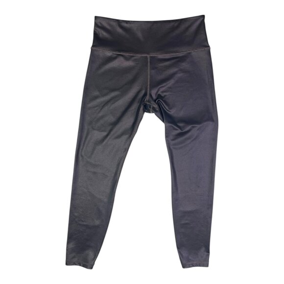 Athleta Size M Elation Ultra High Rise Shimmer Tight In Powervita - Picture 1 of 9